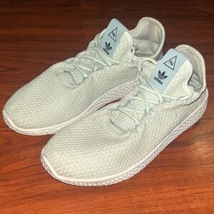 Adidas Mens HU x Pharrell Williams Size 7 Mint Seafoam Green Sneakers Shoes 2017